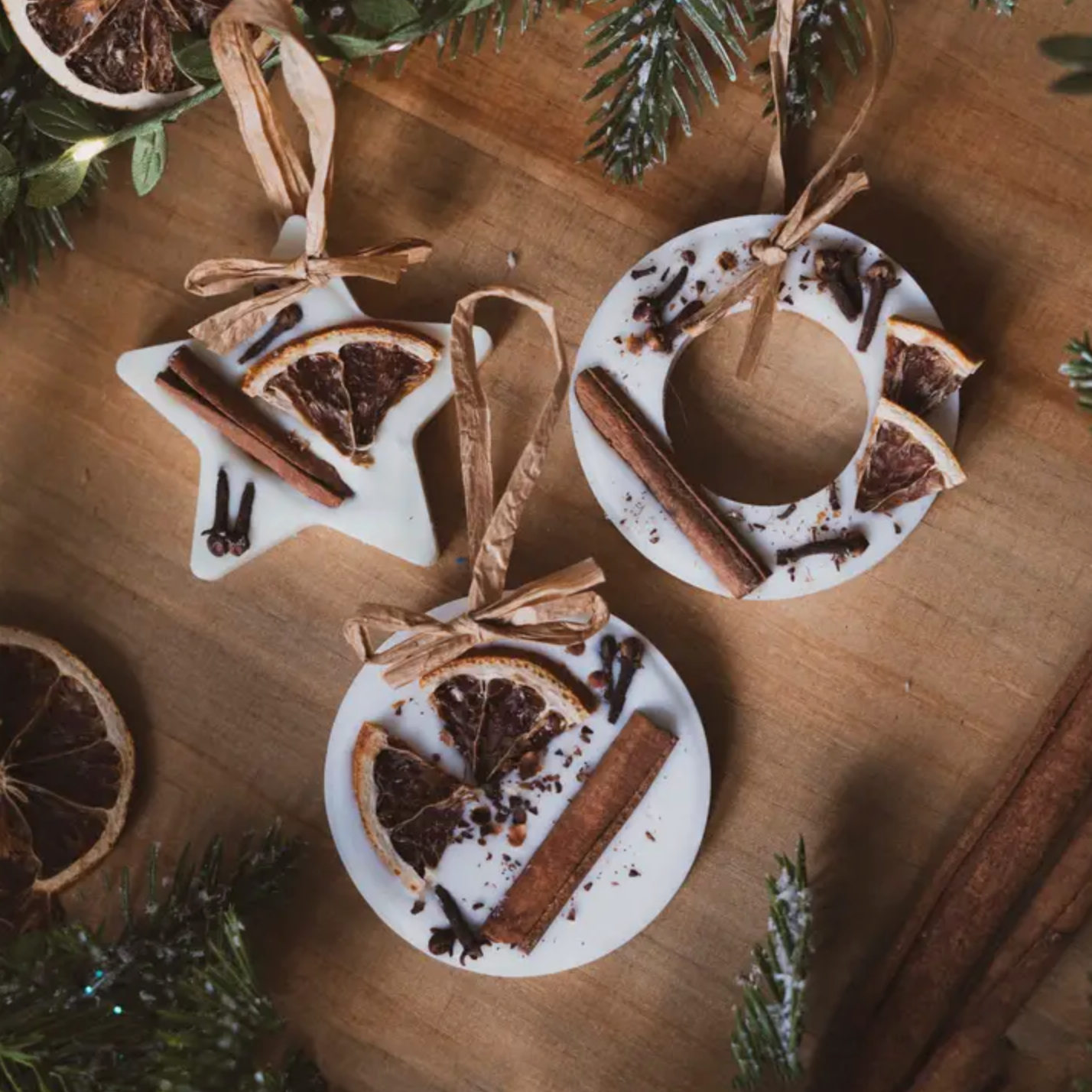 Bobella Co Soy Wax Christmas Tree Decorations & Wax Melts - x3 Pack - Life Before Plastic